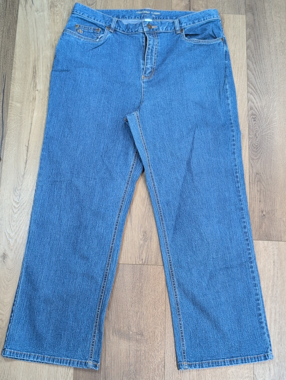 Christopher & Banks Classic Straight Leg Blue Jeans